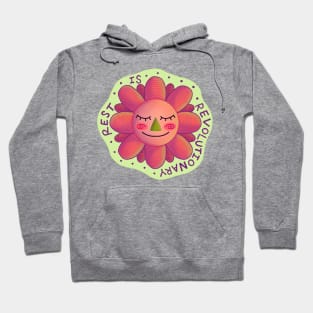 Rest is Revolutionary Flower Hoodie